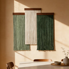 Minimalist Macrame Boho Wall Art | Yedwo Design