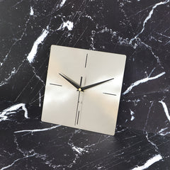 Minimalist Square Metal Wall Clock | Yedwo Design