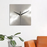 Minimalist Square Metal Wall Clock | Yedwo Design