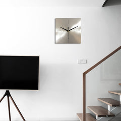 Minimalist Square Metal Wall Clock | Yedwo Design