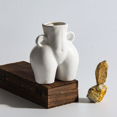 Modern Ceramic Art Nude Body Butt Vase | Yedwo Design