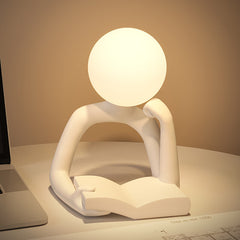 Modern Art Abstract Thinker Reading Lamp | Yedwo Design