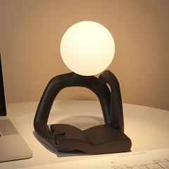 Modern Art Abstract Thinker Reading Lamp | Yedwo Design