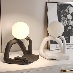 Modern Art Abstract Thinker Reading Lamp | Yedwo Design