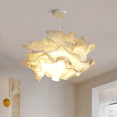 Modern DIY White Cloud Paper Chandeliers | Yedwo Design