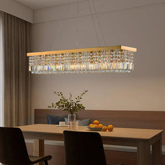 Modern Gold Crystal Raindrop Chandelier | Yedwo
