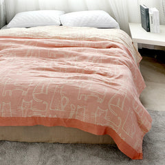 Moments Cats Nordic Throw Blanket | Yedwo Design