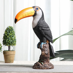 Multicolor Resin Toucan Decoration | Yedwo