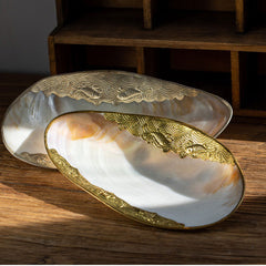 Natural Vietnamese Shell Decorative Tray | Yedwo Design