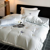 Nature 100% Tencel Silk Smooth Luxury Butterfly Duvet Cover | Yedwo