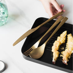 New Era Vintage Snowflake Matte Flatware Set | Yedwo Design