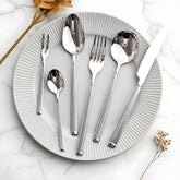 Nordic Roman Column 304 Stainless Steel Flatware Set | Yedwo