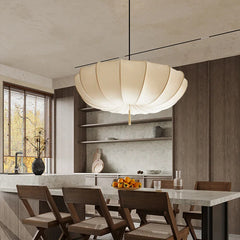 Nordic Cream Fabric Wabi Sabi Chandelier | Yedwo Design