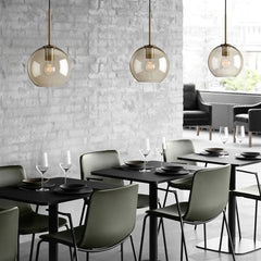 Nordic Industrial Luxury Glass Led Pendant | Yedwo Design