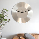 Nordic Minimalist Metal CD Design Silent Clock | Yedwo Design