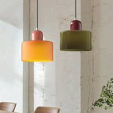 Nordic Morandi Cylinder Glass Pendant Light | Yedwo Design