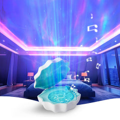 Northern Lights Shell Projector with Bluetooth Speaker | Yedwo