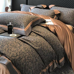 Opulent Garden Premium Pima Cotton Digital-Print Bedding Set | Yedwo