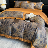 Opulent Garden Premium Pima Cotton Digital-Print Bedding Set | Yedwo
