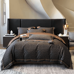 Opulent Garden Premium Pima Cotton Digital-Print Bedding Set | Yedwo