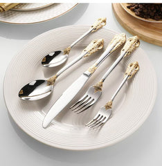 Orla Gold&Silver Luxury Plated Cutlery Set | Yedwo Design