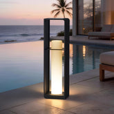 Outdoor Solar Lantern Pathway Floor Lamp | Yedwo Design