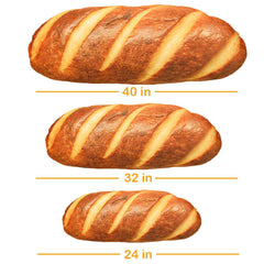 Oversized Soft 3D Toast Bread Plush Pillow Food Cushion | Yedwo