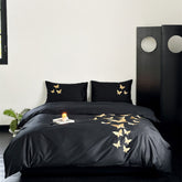 Papillon Egyptian Cotton Embroidery Bedding Set | Yedwo Home