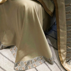 Premium 600TC Flowers Leaves Tencel Bedding Duvet Cover | Yedwo