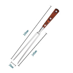 Red Rosewood BBQ Knife & Fork Set | Yedwo Design