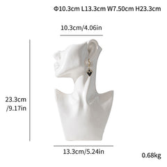 Scandinavian Ceramic Abstract Side Face Vase | Yedwo Design
