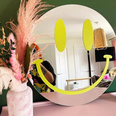 Smiling Face Preppy Mirror | Yedwo Design