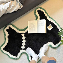 Soft Irregular Fluffy Schnauzer Dog Carpet | Yedwo Home