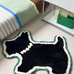 Soft Irregular Fluffy Schnauzer Dog Carpet | Yedwo Home