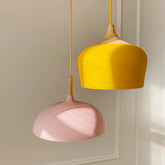 Soft Pastel Metal & Wood Pendant Lights | Yedwo Design