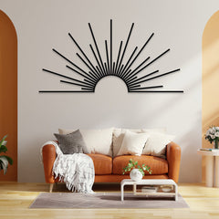 Sun Metal Art Wall Decor | Yedwo
