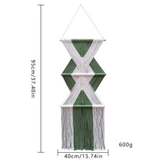 Vertical Boho Macrame Wall Hanging | Yedwo
