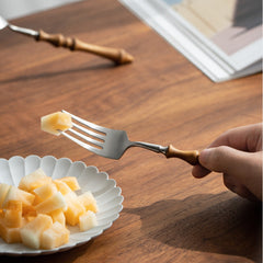 Vintage Handmade Burmese Teak Cutlery Set | Yedwo Design