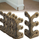 Vintage Solid Brass Corner Protectors, 5-Piece Set | Yedwo Design