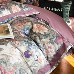 Vintage 600TC Egyptian Cotton Daisy Floral Print Duvet Cover | Yedwo