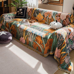 Vintage American Floral Garden Sofa/Couch Cover | Yedwo Home