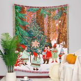 Vintage Christmas Knit Blanket - Cozy Holiday Decor | Yedwo Home