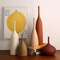 Vintage Morandi Hand-Brushed Wabi-Sabi Vase | Yedwo Design