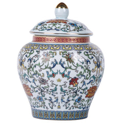 Yuan Dynasty Chinese Handcrafted Enamel Ginger Jar | Yedwo