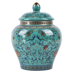 Yuan Dynasty Chinese Handcrafted Enamel Ginger Jar | Yedwo