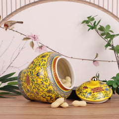 Yuan Dynasty Chinese Handcrafted Enamel Ginger Jar | Yedwo