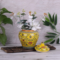 Yuan Dynasty Chinese Handcrafted Enamel Ginger Jar | Yedwo