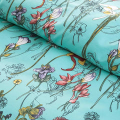 400tc Cotton Vintage Botanical Flower Print Bedding Set | Yedwo Home