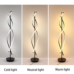 40W LED Spiral Floor Lamp | Yedwo Design