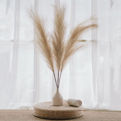 Faux Pampas Grass Large-3 Stems-45 inches | Yedwo Home